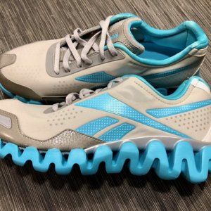 Reebok Zig Tech Comp Toe Womens Sneaker - Brand New - Blue/Gray US 10 EU 41